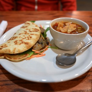 Curry Tempeh Wrap from Austin Java Tarrytown Curry Tempeh Wrap from Austin Java Tarrytown